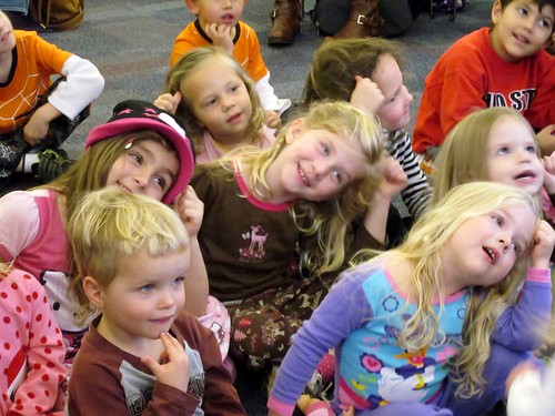 Children at storytime at Delaware County District Library