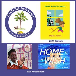 2026 Floyd's Pick book jackets and Floyd's Pick logo