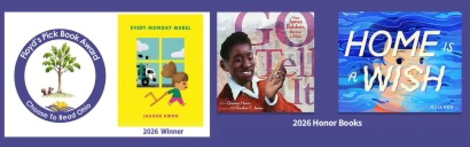 2026 Floyd's Pick winner and honor books
